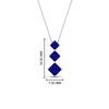 Load image into Gallery viewer, 1-carat-three-stone-princess-cut-sapphire-pendant-in-FDPD854GSABLANGLE1-1.00CT-NL-WG