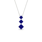 Load image into Gallery viewer, 1-carat-three-stone-princess-cut-sapphire-pendant-in-FDPD854GSABLANGLE1-1.00CT-NL-WG
