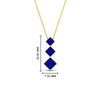 Load image into Gallery viewer, 1-carat-three-stone-princess-cut-sapphire-pendant-in-FDPD854GSABLANGLE1-1.00CT-NL-YG