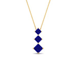 Load image into Gallery viewer, 1-carat-three-stone-princess-cut-sapphire-pendant-in-FDPD854GSABLANGLE1-1.00CT-NL-YG
