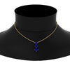 Load image into Gallery viewer, 1-carat-three-stone-princess-cut-sapphire-pendant-in-FDPD854GSABLANGLE1-1.00CT-NL-YG
