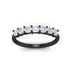 Load image into Gallery viewer, 1-ct-cushion-diamond-seven-stone-wedding-ring-in-black-gold-fdwb9497cuangle5-1.00ct-nl-bg?v=1773313156
