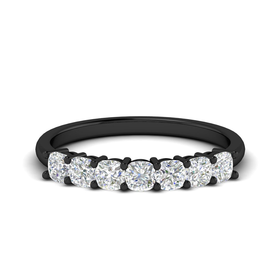 1-ct-cushion-diamond-seven-stone-wedding-ring-in-black-gold-fdwb9497cusleep-1.00ct-nl-bg?v=1773313156