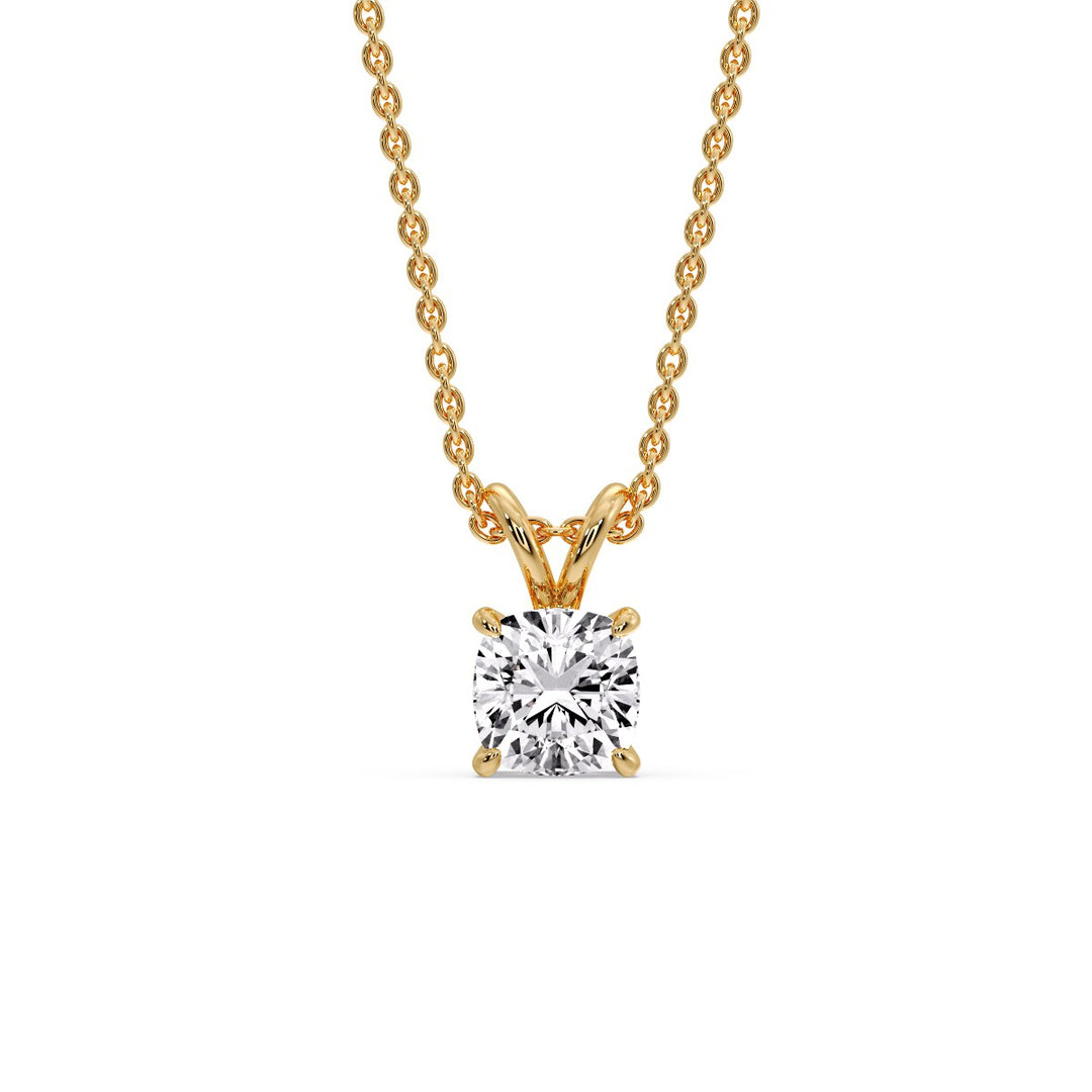 Cushion Cut Solitaire Pendant