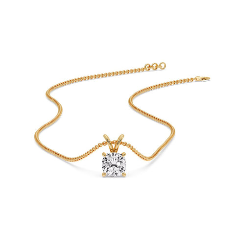 Cushion Cut Solitaire Pendant
