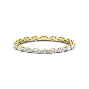 1 Ct East West Marquise Stackable Eternity Band