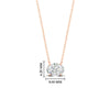 Load image into Gallery viewer, East West Oval Solitaire Pendant