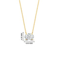 Thumbnail 29 - East West Oval Solitaire Pendant