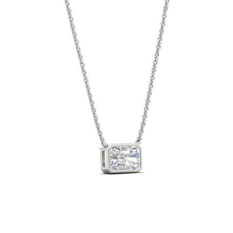 1-ct-east-west-radiant-cut-bezel-diamond-pendant-in-white-gold-fdpd11763raangle3-1.00ct-nl-wg