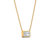 Load image into Gallery viewer, 1-ct-east-west-radiant-cut-bezel-diamond-pendant-in-yellow-gold-fdpd11763raangle3-1.00ct-nl-yg.jpg