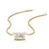 Load image into Gallery viewer, 1-ct-east-west-radiant-cut-bezel-diamond-pendant-in-yellow-gold-fdpd11763rasleep-1.00ct-nl-yg.jpg
