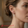 Load image into Gallery viewer, 1-ct-emerald-cut-diamond-drop-earrings-in-white-gold-fdear11236em-model-1