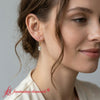 Load image into Gallery viewer, 1-ct-emerald-cut-diamond-drop-earrings-in-yellow-gold-fdear11236em-model
