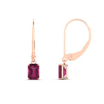 Load image into Gallery viewer, 1-ct-emerald-cut-pink-sapphire-drop-earrings-in-rose-gold-fdear11236emgsadrpiangle4-1.00ct-nl-rg.jpg?v=1765364315