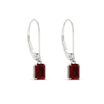 Load image into Gallery viewer, 1-ct-emerald-cut-ruby-drop-earrings-in-white-gold-fdear11236emgrudrangle3-1.00ct-nl-wg.jpg?v=1765364316