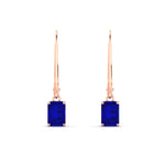 Load image into Gallery viewer, 1-ct-emerald-cut-sapphire-drop-earrings-in-rose-gold-fdear11236emgsablangle2-1.00ct-nl-rg.jpg?v=1765364315