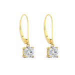 Load image into Gallery viewer, 1-ct-leverback-cushion-cut-diamond-drop-earrings-in-yellow-gold-fdear11236cuangle3-1.00ct-nl-yg.jpg?v=1765359796
