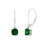 Load image into Gallery viewer, 1-ct-leverback-cushion-cut-emerald-drop-earrings-in-white-gold-fdear11236cugemgrangle1-1.00ct-nl-wg.jpg?v=1765359796
