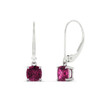 Load image into Gallery viewer, 1-ct-leverback-cushion-cut-pink-sapphire-drop-earrings-in-white-gold-fdear11236cugsadrpiangle1-1.00ct-nl-wg.jpg?v=1765359796
