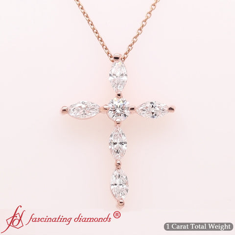 1-ct-marquise-diamond-cross-pendant-in-18k-rose-gold-fdpd10872-nl-rg