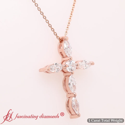 1-ct-marquise-diamond-cross-pendant-in-18k-rose-gold-fdpd10872
