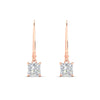 Load image into Gallery viewer, 1-ct-princess-cut-diamond-leverback-dangle-earrings-in-rose-gold-fdear11236prangle2-1.00ct-nl-rg.jpg?v=1765510586