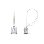 Load image into Gallery viewer, 1-ct-princess-cut-diamond-leverback-dangle-earrings-in-white-gold-fdear11236prangle4-1.00ct-nl-wg.jpg?v=1765510586