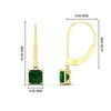 Load image into Gallery viewer, 1-ct-princess-cut-emerald-leverback-dangle-earrings-in-yellow-gold-fdear11236prgemgrangle4-1.00ct-nl-yg-hw.jpg?v=1765510586