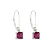 Load image into Gallery viewer, 1-ct-princess-cut-pink-sapphire-leverback-dangle-earrings-in-white-gold-fdear11236prgsadrpiangle3-1.00ct-nl-wg.jpg?v=1765510587