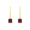 Load image into Gallery viewer, 1-ct-princess-cut-pink-sapphire-leverback-dangle-earrings-in-yellow-gold-fdear11236prgsadrpiangle2-1.00ct-nl-yg.jpg?v=1765510587