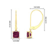 Load image into Gallery viewer, 1-ct-princess-cut-pink-sapphire-leverback-dangle-earrings-in-yellow-gold-fdear11236prgsadrpiangle4-1.00ct-nl-yg-hw.jpg?v=1765510586