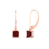 Load image into Gallery viewer, 1-ct-princess-cut-ruby-leverback-dangle-earrings-in-rose-gold-fdear11236prgrudrangle1-1.00ct-nl-rg.jpg?v=1765510587