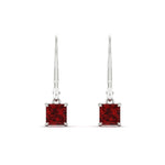Load image into Gallery viewer, 1-ct-princess-cut-ruby-leverback-dangle-earrings-in-white-gold-fdear11236prgrudrangle2-1.00ct-nl-wg.jpg?v=1765510586