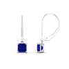 Load image into Gallery viewer, 1-ct-princess-cut-sapphire-leverback-dangle-earrings-in-white-gold-fdear11236prgsablangle4-1.00ct-nl-wg.jpg?v=1765510586