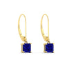 Load image into Gallery viewer, 1-ct-princess-cut-sapphire-leverback-dangle-earrings-in-yellow-gold-fdear11236prgsablangle3-1.00ct-nl-yg.jpg?v=1765510586
