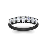 Load image into Gallery viewer, 1-ct-seven-stone-diamond-wedding-band-in-black-gold-FD8008OVBANGLE5-1.00CT-NL-BG.jpg?v=1763628833
