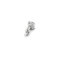 Thumbnail 5 - 1-ct-solitaire-princess-cut-diamond-men’s-earring-in-white-gold-FD-MS4PRANGLE4-1.00CT-NL-WG