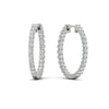 Load image into Gallery viewer, 1-ct-u-prong-diamond-hoop-earring-in-white-gold-fdear10803angle1-1.00ct-nl-wg