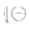 Load image into Gallery viewer, 1-ct-u-prong-diamond-hoop-earring-in-white-gold-fdear10803angle2-1.00ct-nl-wg