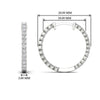 Load image into Gallery viewer, 1-ct-u-prong-diamond-hoop-earring-in-white-gold-fdear10803angle2-1.00ct-nl-wg