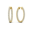Load image into Gallery viewer, 1-ct-u-prong-diamond-hoop-earring-in-yellow-gold-fdear10803angle1-1.00ct-nl-yg