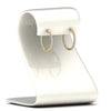 Load image into Gallery viewer, 1-ct-u-prong-diamond-hoop-earring-in-yellow-gold-fdear10803stand-1.00ct-nl-yg