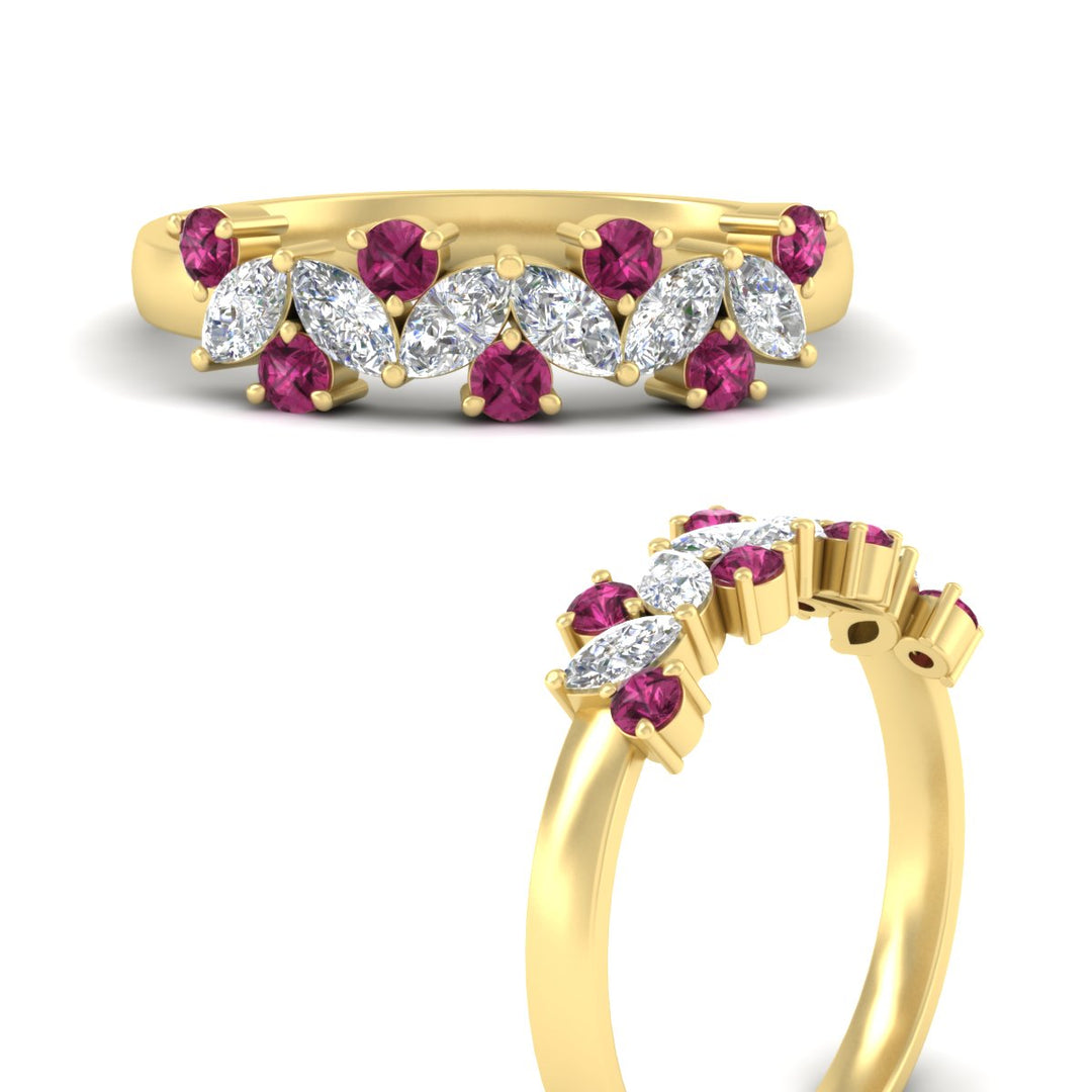 1-ct-vintage-pink-sapphire-wedding-bands-for-women-in-yellow-gold-fdw2308gsadrpiangle3-1.00ct-nl-yg