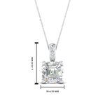 Load image into Gallery viewer, 1-ct-asschre-cut-diamond-filigree-pendant-in-FDPD86802AS1.0CTANGLE2-NL-WG
