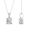Load image into Gallery viewer, 1-ct-asschre-cut-diamond-filigree-pendant-in-FDPD86802AS1.0CTANGLE2-NL-WG