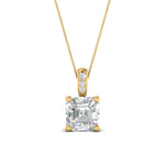 Load image into Gallery viewer, 1-ct-asschre-cut-diamond-filigree-pendant-in-FDPD86802AS1.0CTANGLE2-NL-YG
