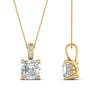 Load image into Gallery viewer, 1-ct-asschre-cut-diamond-filigree-pendant-in-FDPD86802AS1.0CTANGLE2-NL-YG