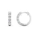 Thumbnail 8 - 1-Ct.-Diamond-Small-Hoop-Earring-In-platinum-FDEAR10773-1.00+CT-WG