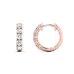 Load image into Gallery viewer, 1-ct.-diamond-small-hoop-earring-in-rose-gold-FD-EAR10773-NL-RG
