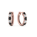 Thumbnail 39 - 1-ct.-diamond-small-hoop-earring-with-black-diamond-in-rose-gold-FD-EAR10773GBLACK-NL-RG